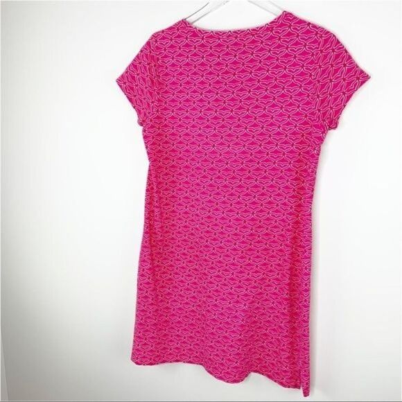 Vineyard Vines Size S Pink Whale Tail Print T-Shirt Dress NWOT - Picture 2 of 12